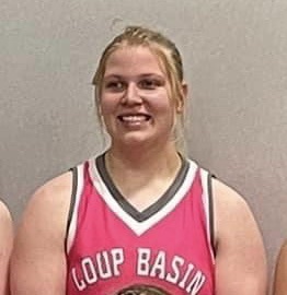 Lady Eagle Courtney Dimmitt plays for Loup Basin River Rats this summer